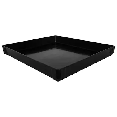 24-1/2" L x 21-1/4" W x 2-5/8" Hgt. Black Fiberglass ESD Stacking Box (No Lid Available)