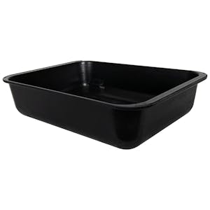 21-1/4" L x 15" W x 5" Hgt. Black Fiberglass ESD Nesting Box (Lid Sold Separately)