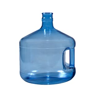 3 Gallon Blue Polycarbonate Water Jug with Handle & 55mm Neck (Cap Sold Separately)