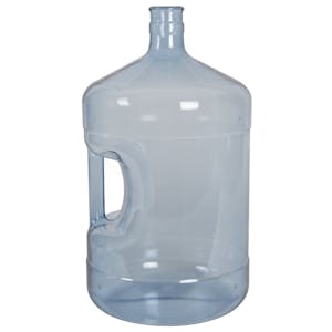 5 Gallon Blue Polycarbonate Water Jug with Handle & 55mm Neck (Cap Sold Separately)