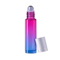 10mL Berry Water (Gradient Pink to Blue) Glass Roller Bottle with 16/410 Silver Cap