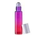 10mL Jamberry (Gradient Purple to Red) Glass Roller Bottle with 16/410 Silver Cap