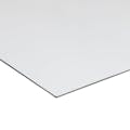 1/8" (0.118") x 48" x 96" Matte White Aluminum Composite Material (ACM) Sheet
