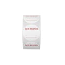 "Date Received ____" Round Paper Write-On Label with Red Font - 2" Dia.
