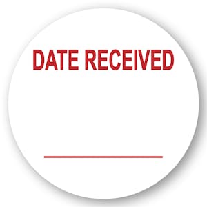 "Date Received" Round Labels