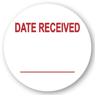 "Date Received" Round Labels