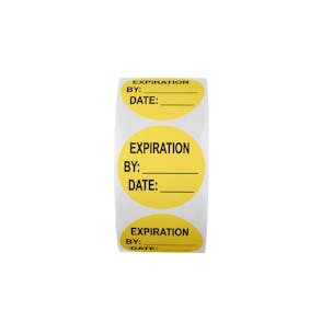 Round Paper Material Handling Labels
