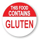 "Food Allergen" Round Labels