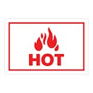 "Hot" Rectangular & Round Labels