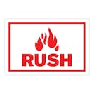 "Rush" Rectangular & Round Labels