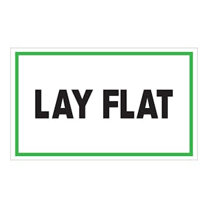 "Lay Flat" Rectangular Labels