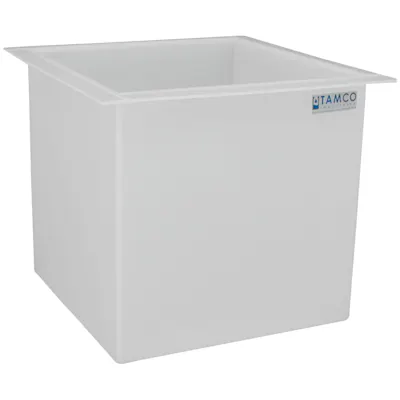 59 Gallon Polypropylene High Temperature Tamco® Tank - 24" L x 24" W x 24" Hgt.