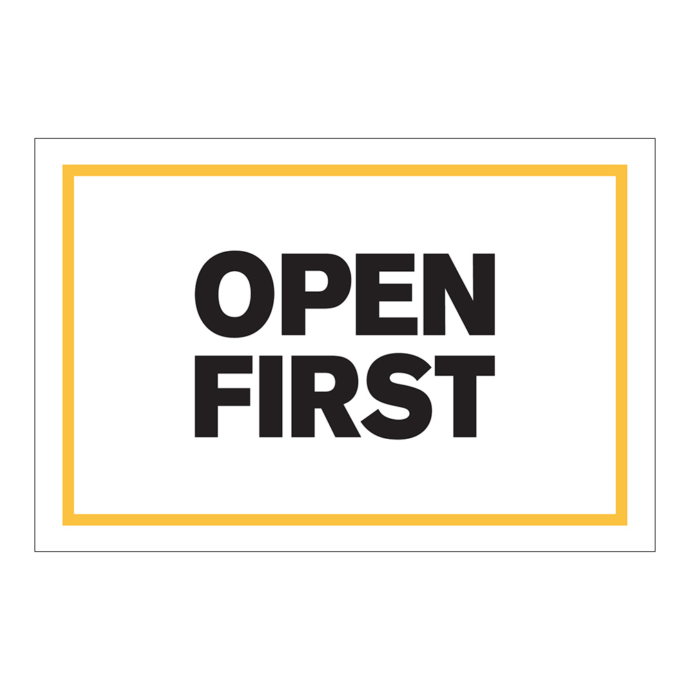 Open First
