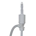 White PE & PP Acid & Brake Cleaner Siphon Pump for 15 to 55 Gallon Containers (2" NPT Fine Threads) - 5.5 GPM