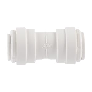 12mm Tube OD White Polypropylene Metric Union Connector