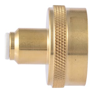 1/4" Tube OD x 3/4"-11.5 NH Brass Female Connector