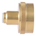 1/4" Tube OD x 3/4"-11.5 NH Brass Female Connector