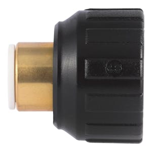 3/8" Tube OD x 3/4" BSPP Brass Female Connector