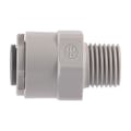 5/16" John Guest® SuperSeal Tube OD x 1/4" BSPT Gray Acetal Male Connector