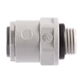 5/16" John Guest® SuperSeal Tube OD x 1/4" BSPP Gray Acetal Male Connector