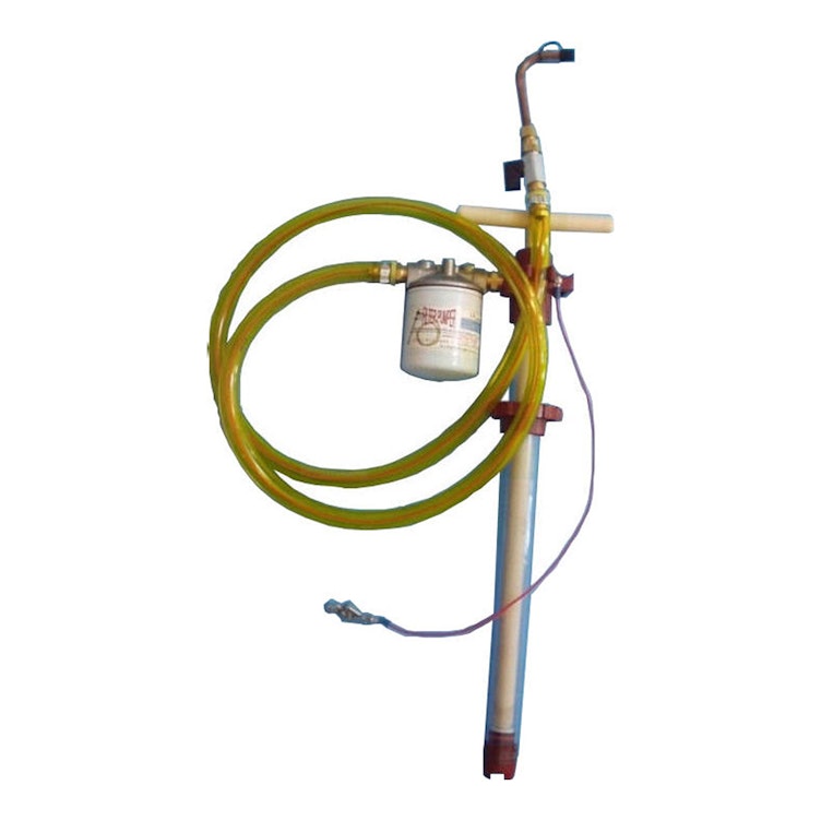 Static-Dissipating Filter Pump with A10 Filling Spout for 5 Gallon Buckets - 6' Hose