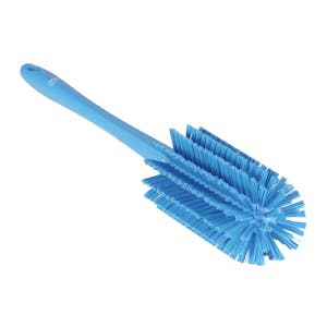 Blue Vikan® Pipe Brush with Medium Bristles - 3.1" Dia. x 16.9" L