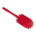 Red Vikan® Pipe Brush with Medium Bristles - 3.1" Dia. x 16.9" L