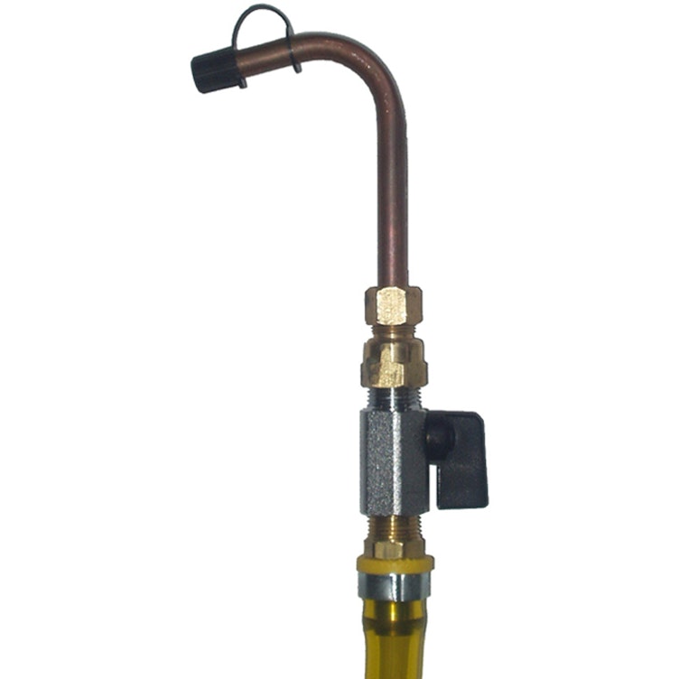 A10 Filling Spout with Ball Valve for Filter Pumps