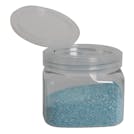 16 oz. Clear PET Firenze Square Jar with 89/400 Natural Snap-Top Cap