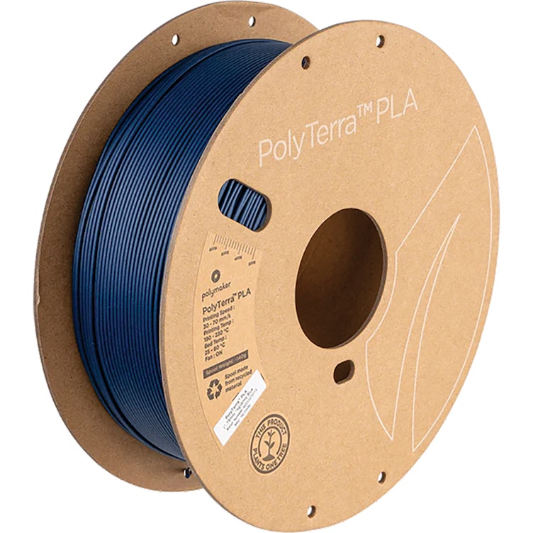1.75mm Dia. Army Blue PolyTerra™ PLA 3D Printing Filament