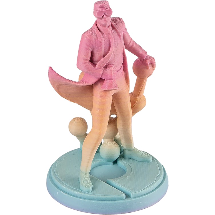 1.75mm Dia. Pastel Rainbow Gradient PolyTerra™ PLA 3D Printing Filament