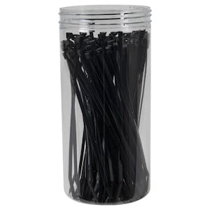 66 oz. Clear PET Slender Canister Jar with 110/400 Neck (Cap Sold Separately)