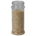 5.5 oz. Clear PET Round Spice Jar with 48/485 Neck (Cap Sold Separately)