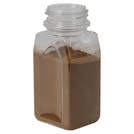 9.5 oz. Clear PET Oblong Spice Jar with 48/485 Neck (Cap Sold Separately)
