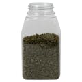 14 oz. Clear PET Oblong Spice Jar with 53/485 Neck (Cap Sold Separately)