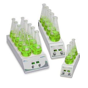 Multi-Position Magnetic Hotplate Stirrers