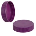 70/400 Purple Polyethylene Unlined Ribbed Cap