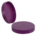 89/400 Purple Polyethylene Unlined Ribbed Cap