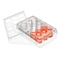 6.8mL Sterile Non-Treated Diamond® SureGro™ Well Plate with 12 Wells & Flat Bottom - Individually Wrapped; Case of 50
