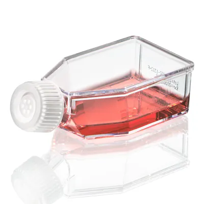 50mL Sterile Non-Treated Diamond® SureGro™ Culture Flask with White Vented Cap - 10 per Bag; 20 Bags per Case