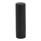 0.15 oz. Black Polypropylene Round Lip Balm Tube with Long Cap