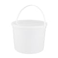 174 oz. Natural LDPE Round Multi-Purpose Container with Handle & Snap-On Lid - Case of 25