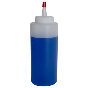 Wide Mouth Cylindrical Bottles with Yorker Dispensing Caps