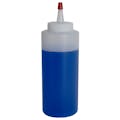 12 oz. Natural HDPE Wide Mouth Bottle with 38/400 Natural Yorker Cap