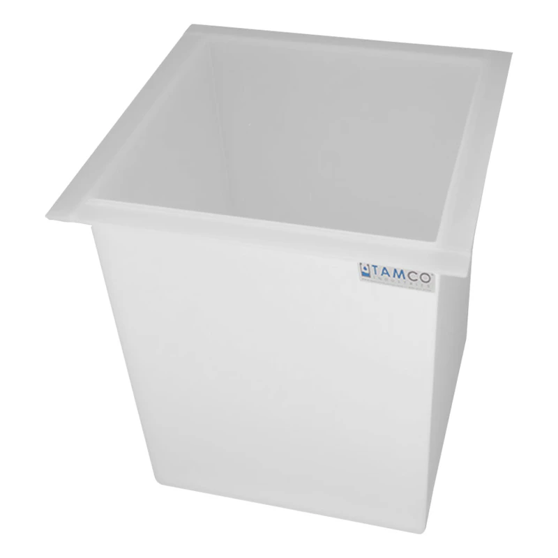 33 Gallon Polypropylene High Temperature Tamco® Tank - 18" L x 18" W x 24" Hgt.
