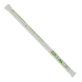 8-1/4" Eco-Friendly Giant Clear Cellulosic Straw, Individually Wrapped - Box of 300