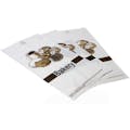 4 lb. HDPE Printed Bakery Bags - 5" W x 11" L + 3" BG x 1 mil Thick (Case of 1000)