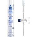 25mL Borosilicate Glass 3.3 Burette with Schellbach Stripe & Glass Stopcock - Class B