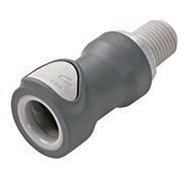 1/4" BSPT NS4 Series Polypropylene Non-Spill Coupling Body (Insert Sold Separately)