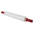 20" W x 1000' L x 80 Gauge Thick White LLDPE SecuriWrap Hand Stretch Wrap with Extended Core - Case of 4